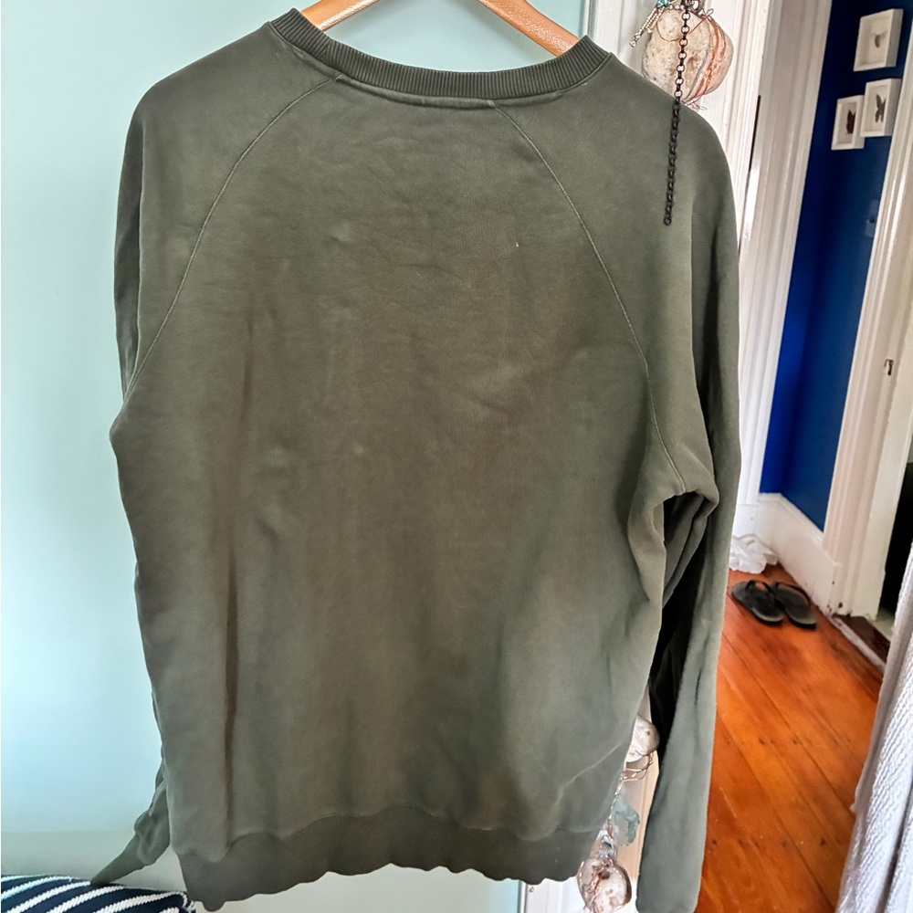 Green Sweatshirt with Owl Graphic - Picture 4 of 4